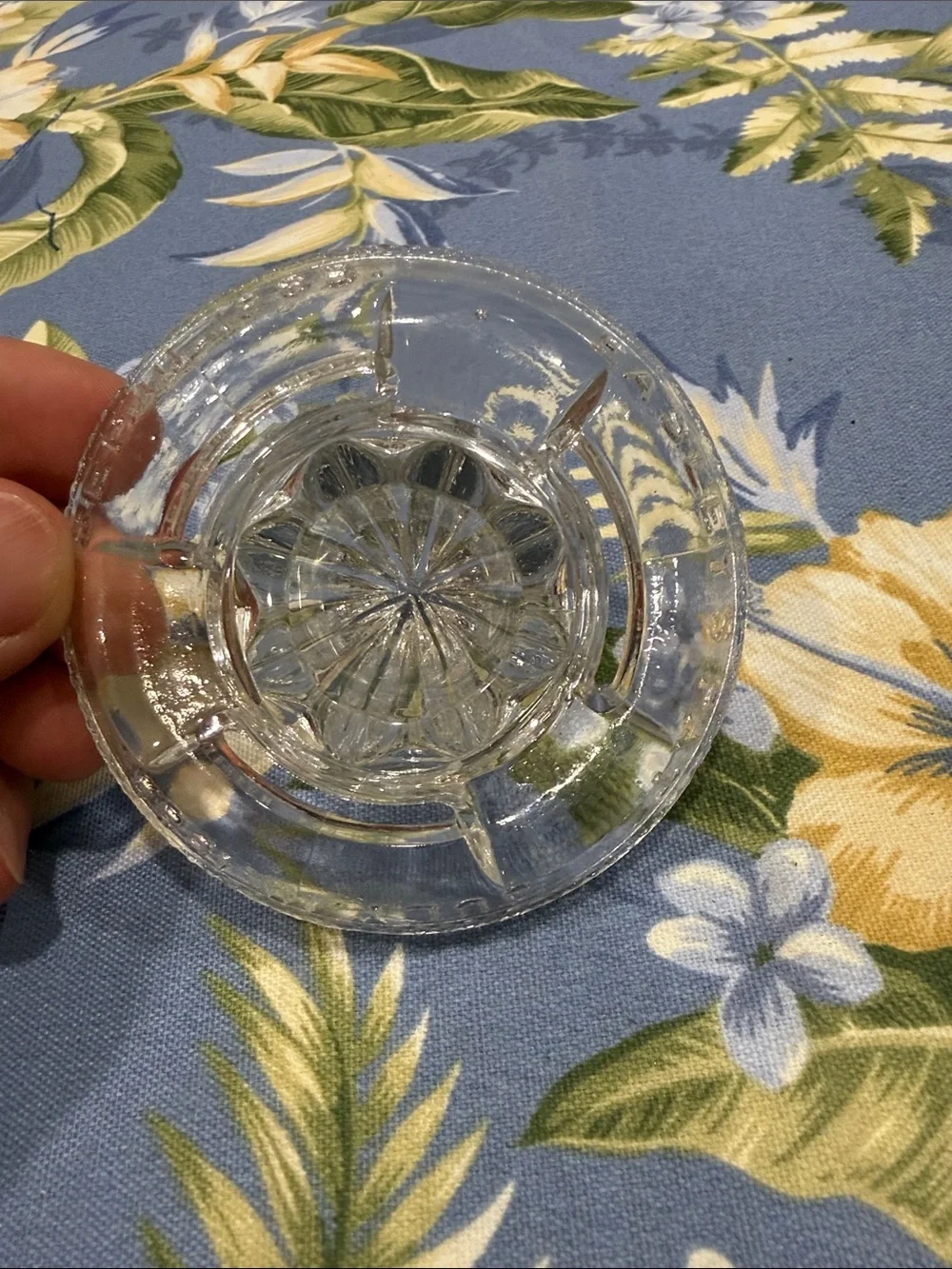 Clear Glass Citrus Press - Classic Handheld Reamer
